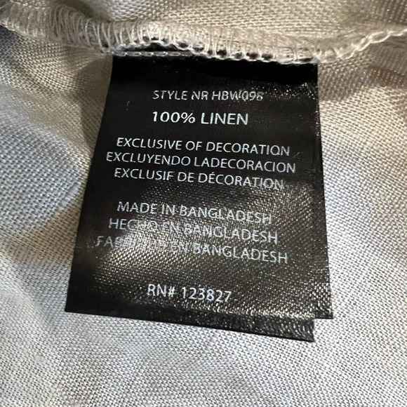 Harve Benard Pure Linen Tank, NWT, Size Medium - Picture 4 of 6